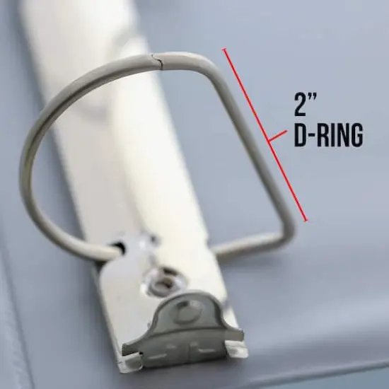 BAZIC&reg; 2" Slant D Ring View Binder with 2 Pockets, 6ct. White {5}
