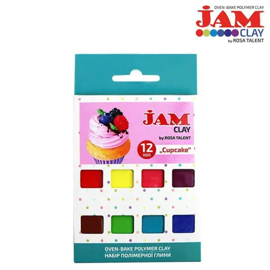 Rosa Talent Jam Clay Cupcake Oven-Bake Polymer Clay Set {1}