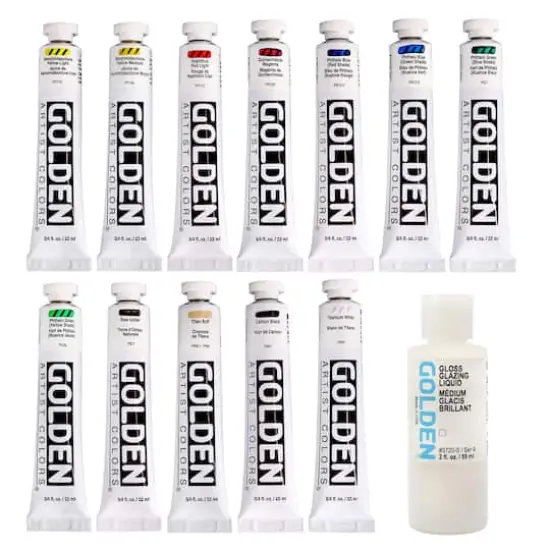 Golden&reg; Heavy Body Acrylic 12 Color Mixing Set {1}
