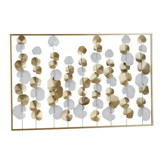 40" Gold Metal Modern Wall D&eacute;cor {3}