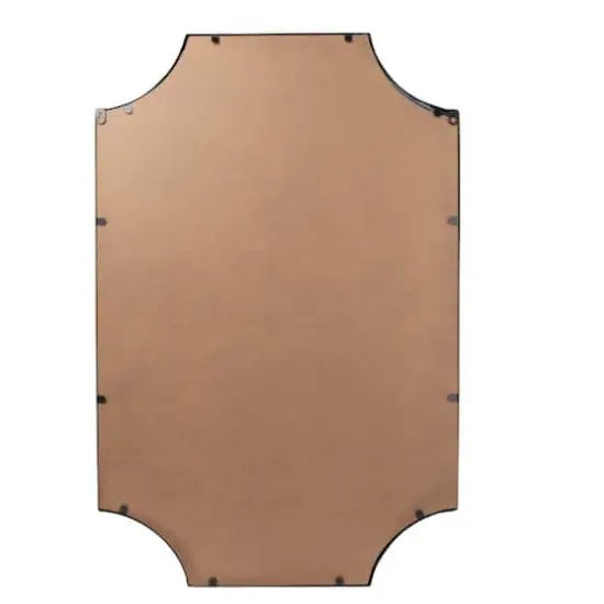 Hello Honey&reg; 36" Vintage Metal Framed Wall Mirror Black {5}