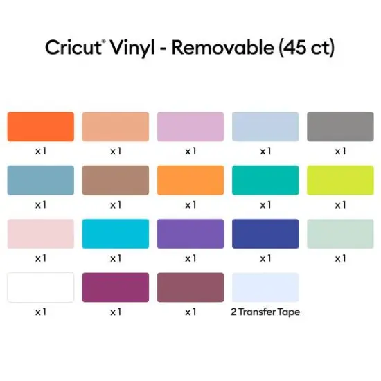 Cricut&reg; Removable Vinyl, Everything Sampler {4}