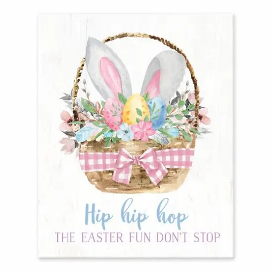 Easter Basket Goodies 8" x 10" Tabletop Canvas {1}