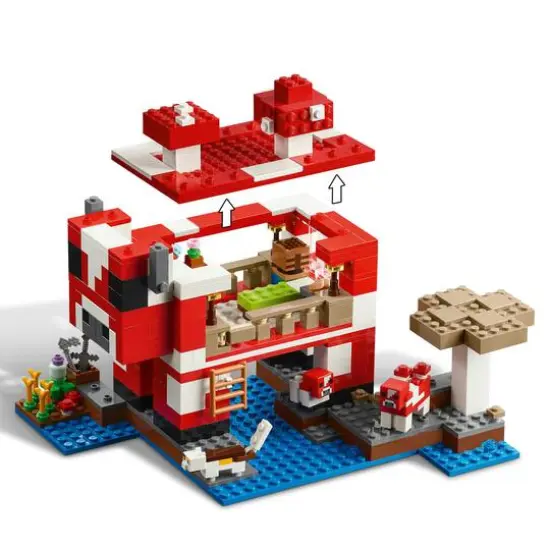 LEGO&reg; Minecraft&reg; The Mooshroom House Island Gamer Kit Toy for Kids 21270 {6}