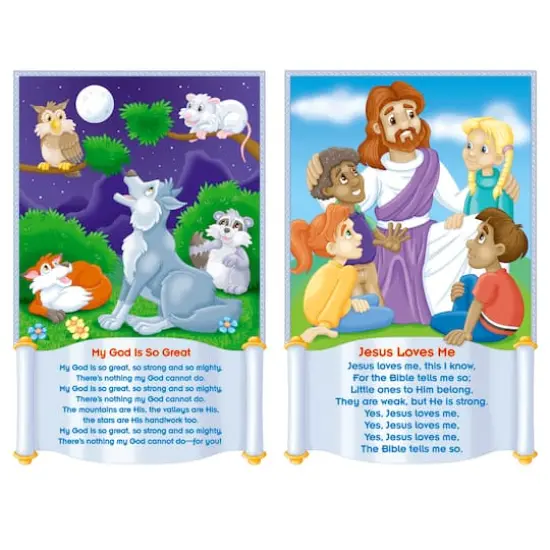 North Star Teacher Resources Children's Bible Songs Bulletin Board Chart Set {3}
