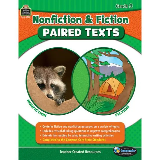 Teacher Created Resources Nonfiction & Fiction Paired Texts, Grade 3 {1}