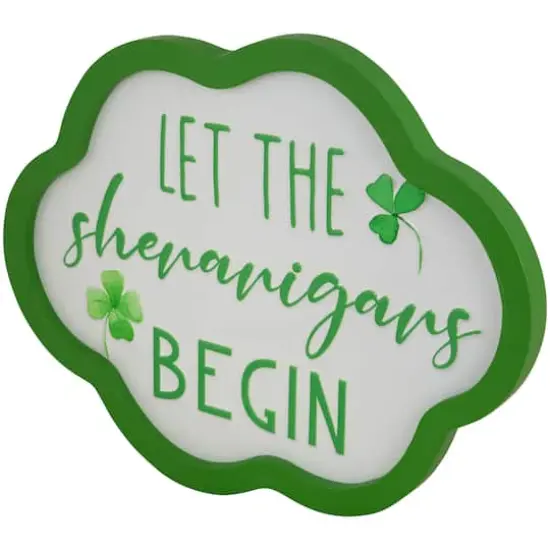Let the Shenanigans Begin Framed Wall Sign {4}