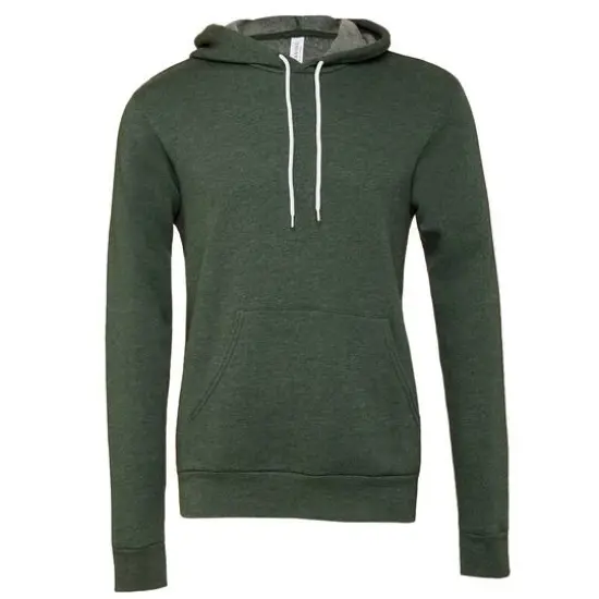 BELLA+CANVAS&reg; Adult Unisex Heather Fleece Pullover Hoodie Athletic Heather {2}