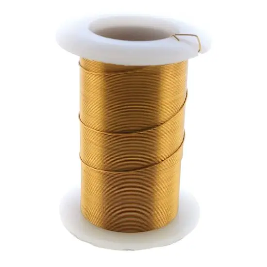 The Beadsmith&reg; Wire&trade; Elements 26 Gauge Tarnish-Resistant Wire Brass {6}