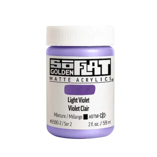Golden&reg; 2oz. SoFlat Matte Acrylic Paint Light Violet {1}
