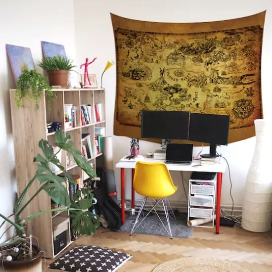RoomMates Legends Of Zelda Map Tapestry {3}