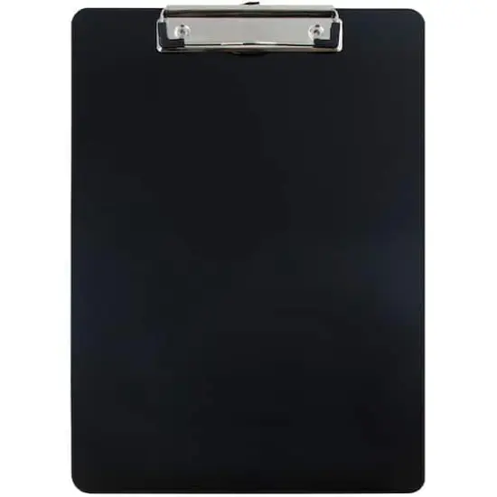 JAM Paper Letter Size Aluminum Clipboard Black {1}