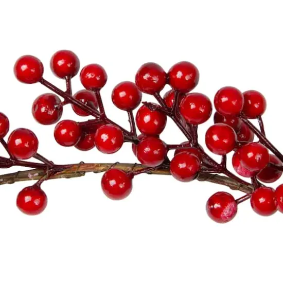 5ft. Artificial Christmas Red Berry Twig Garland {1}