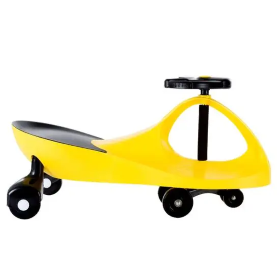 Toy Time Ride-On Zig Zag Car Yellow {5}