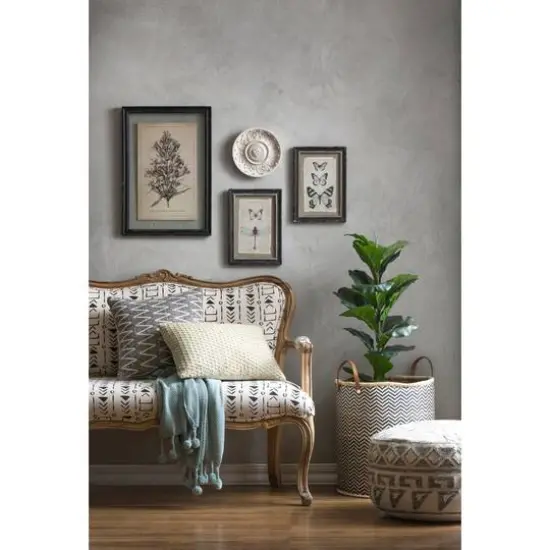 Hello Honey&reg; Blue Cotton Throw with Pom Poms {6}