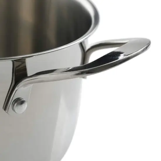 Martha Stewart 10 Piece Stainless Steel Cookware with Glass Lids Set {8}