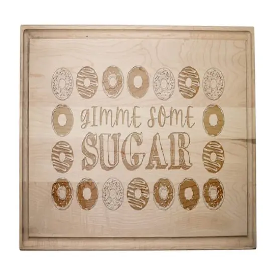 Gimme Some Sugar 17" x 11" Maple Cutting Board {1}