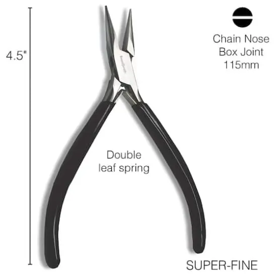 The Beadsmith&reg; 4.5" Chain Nose Pliers {6}