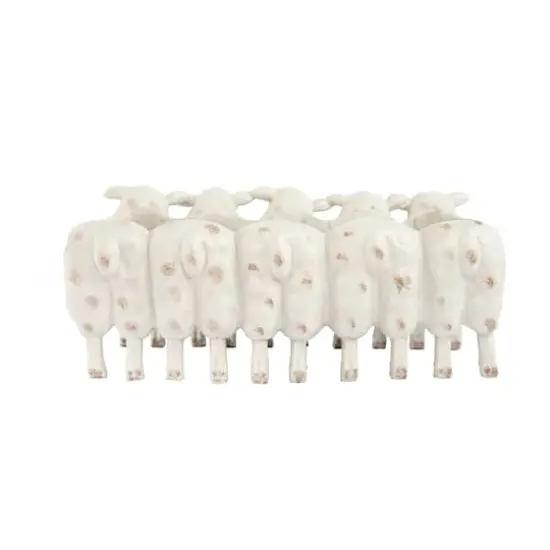 Hello Honey&reg; White 13" Sheep Planter {4}
