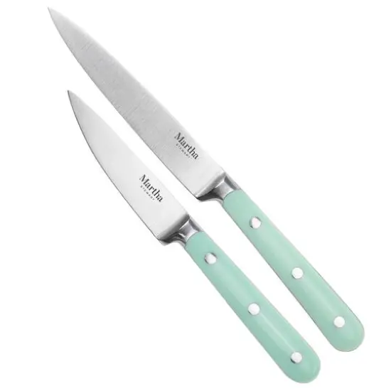 Martha Stewart Turquoise Stainless Steel 2 Piece Cutlery Set {1}