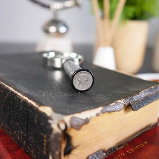 Silver Mercury Dime Magnifying Glass {4}