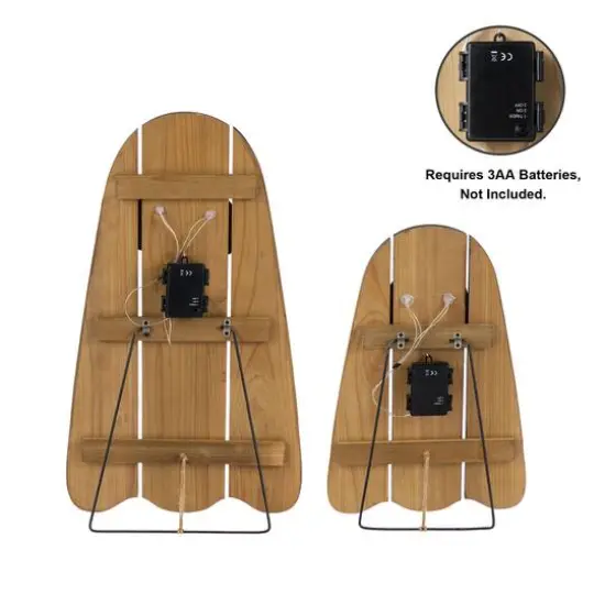 Glitzhome&reg; 24"H Halloween Lighted Wooden White Ghost Porch Decor with Timer Set {8}