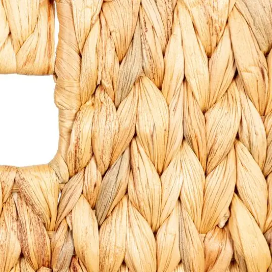 Hello Honey&reg; Hand-Woven Water Hyacinth & Metal Magazine Storage Holder with Handle {9}