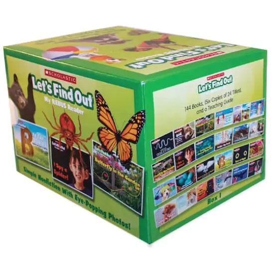 Scholastic Teaching Resources Let's Find Out: My Rebus Readers Box 1 With 24 Titles, 6ct. {1}