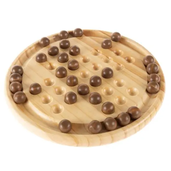 Toy Time Wooden Solitaire Board Game Set {5}