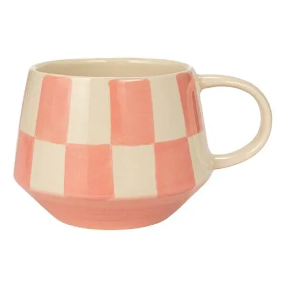 Hello Honey&reg; 10oz. Checkered Stoneware Mug, 4ct. {7}