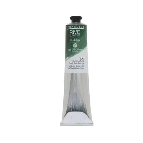 Sennelier Rive Gauche Oil Paint, 200mL 836 Cobalt Green Deep Hue {1}
