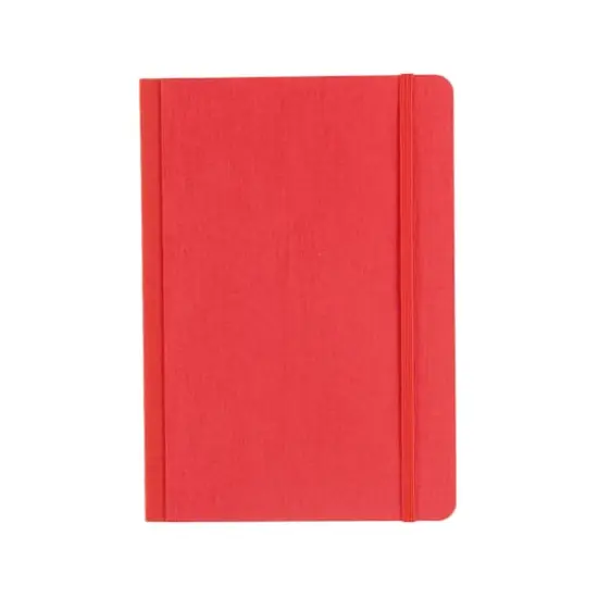 Fabriano® EcoQua Plus A5 Dotted Red Fabric-Bound Notebook {1}