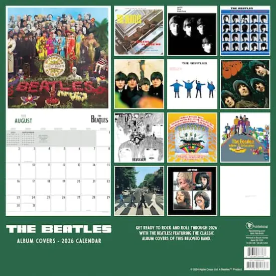2026 The Beatles: Albums & Artwork Wall Calendar {6}