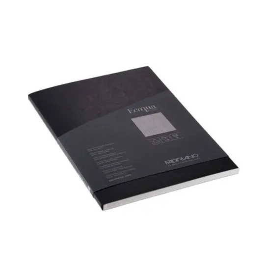 Fabriano&reg; Ecoqua Plus Dotted Glue-Bound Notebook Black {6}