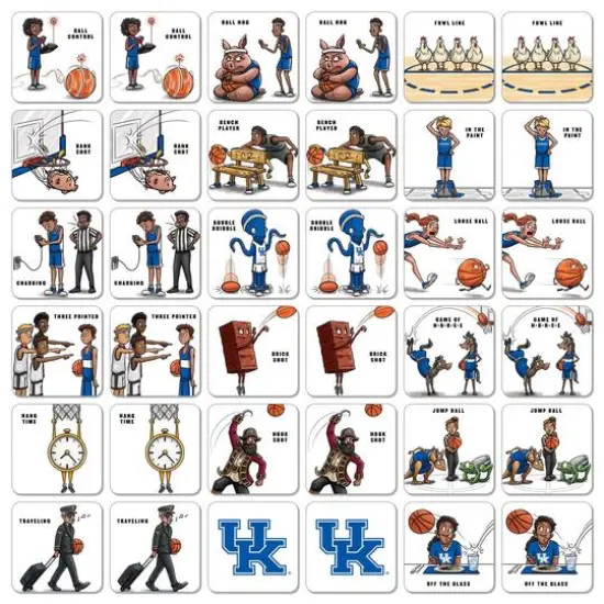 College Team Licensed Memory Match Game Kentucky Wildcats {4}