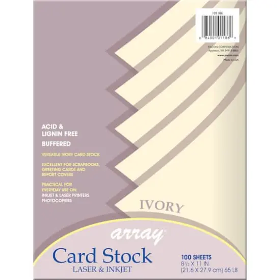Pacon&reg; Classic Ivory Cardstock Paper, 8.5" x 11" {1}