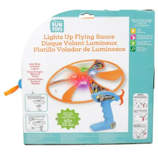 Nothing But Fun Toys Light Up LED Flying Saucer {4}