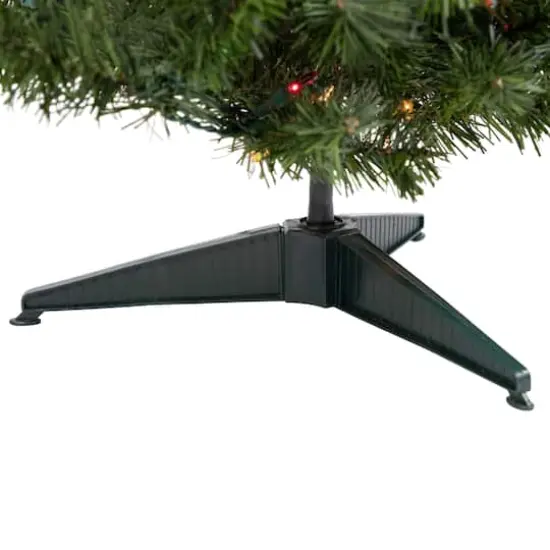 3ft. Pre-Lit Canadian Pine Medium Artificial Christmas Tree, Multicolor Lights {6}