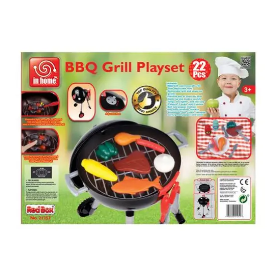 Red Box Toy Light & Sound BBQ Grill Set {6}