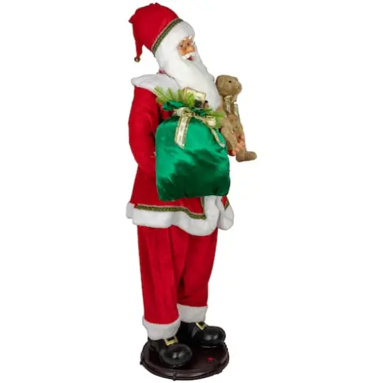 5ft. Deluxe Traditional Animated & Musical Dancing Santa Claus Christmas Figure {9}