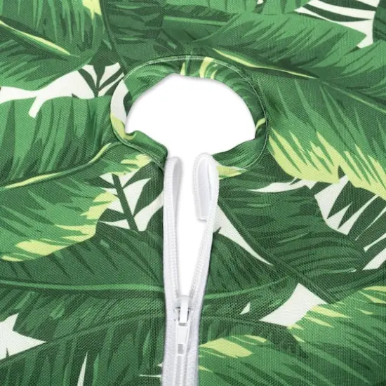 Banana Leaf Outdoor Table Runner With Zipper 14" x 108" {4}