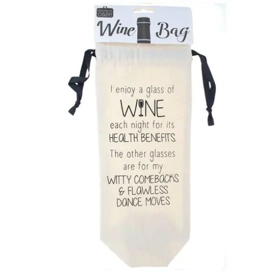 Personality Case&trade; Health Canvas Wine Bag {4}