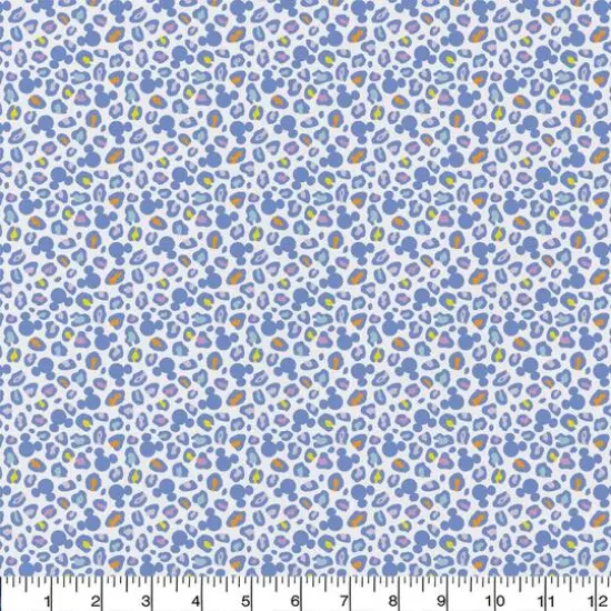 Camelot Fabrics Disney® Mickey & Friends Ears Animal Prints Periwinkle Cotton Precut Fabric Bundle {3}