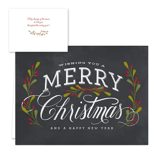 Hortense B. Hewitt Co. Christmas Chalkboard Holiday Cards {5}