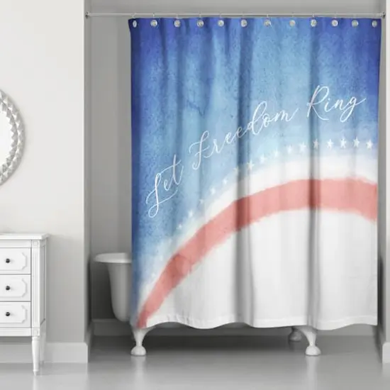Let Freedom Ring Shower Curtain {3}