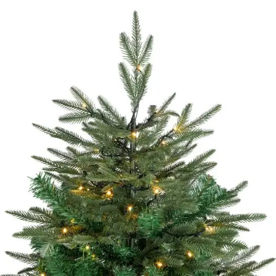 6.5ft. Pre-Lit Hudson Fir Full Artificial Christmas Tree, Warm White LED Lights {5}