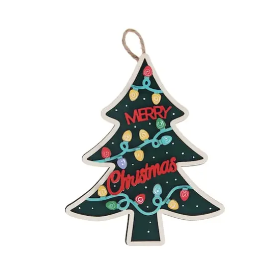 6" Merry Christmas Tree DIY Wood D&eacute;cor Kit by Make Market&reg; {3}