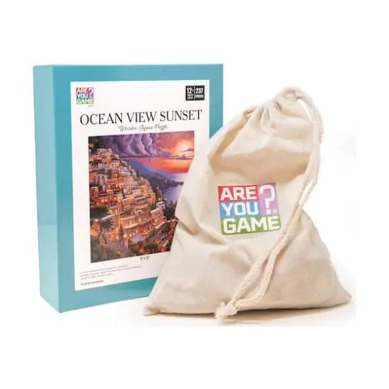 Wooden Jigsaw Puzzle - Ocean View Sunset: 237 Pcs {4}