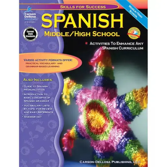 Carson Dellosa Education&reg; Skills for Success Spanish Resource Book, Grade 6-12 {1}