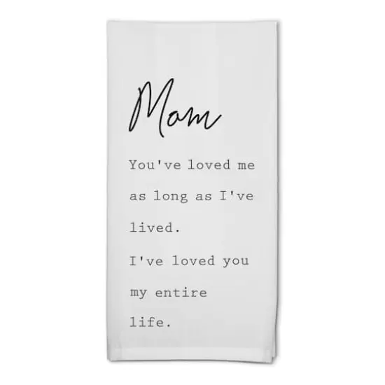 Mom I've Loved You My Entire Life Cotton Twill Tea Towel Set {3}